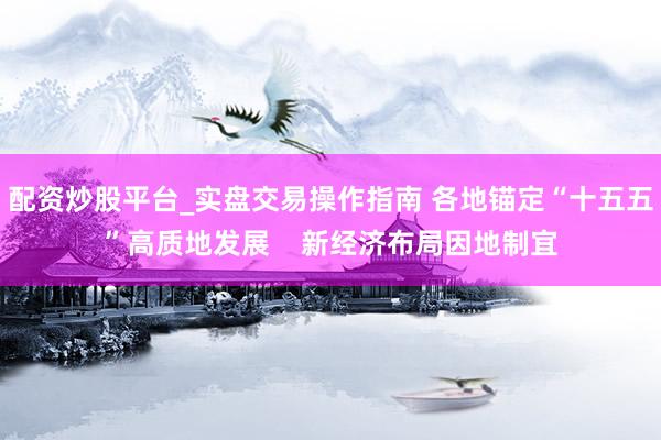 配资炒股平台_实盘交易操作指南 各地锚定“十五五”高质地发展    新经济布局因地制宜