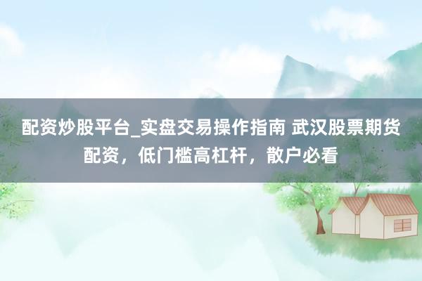 配资炒股平台_实盘交易操作指南 武汉股票期货配资，低门槛高杠杆，散户必看